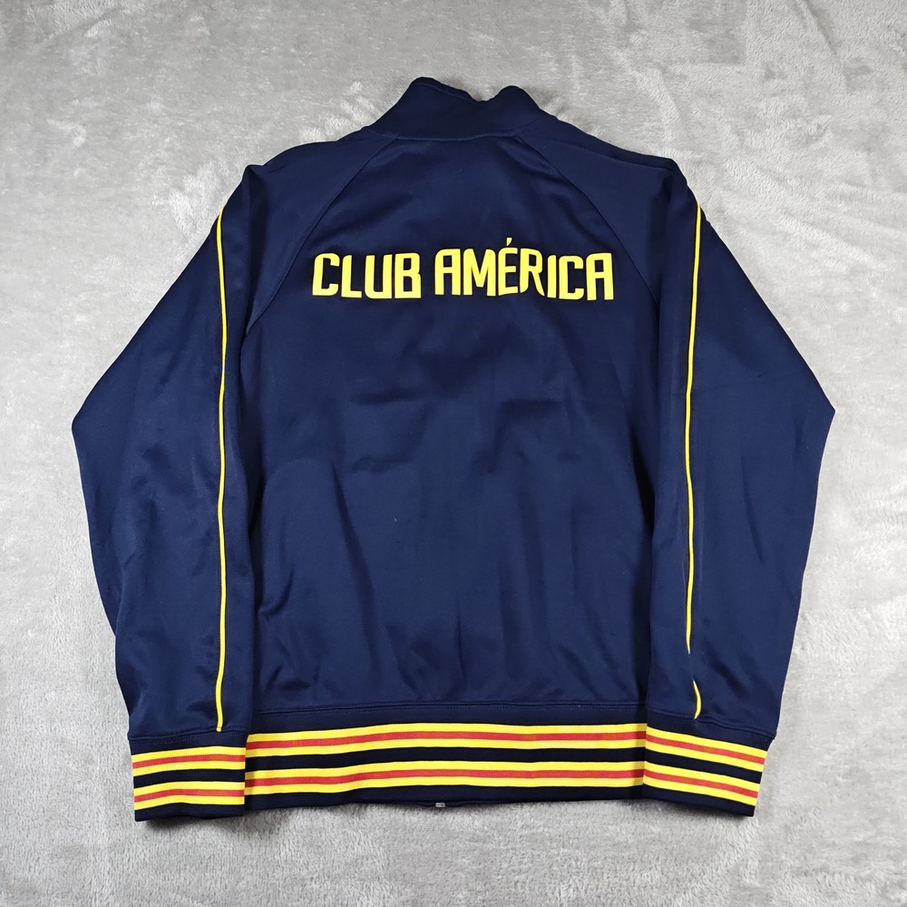 Nike Club America Track Jacket Mens Small Blue Soccer Full Zip 426451 451